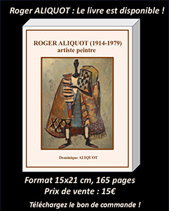 Télécharger le bon de commande de l'ouvrage Roger Aliquot (1914-1979)- artiste peintre