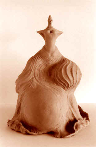 Danse de la sirne, terre cuite (1999) (40x20x30 cm) Copyright Dominique Aliquot (ADAGP)