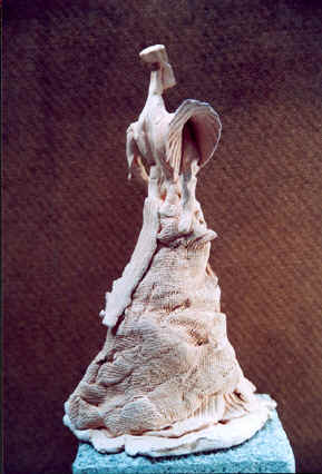 Élégante, terre cuite (2004) copyright D. Aliquot (ADAGP)